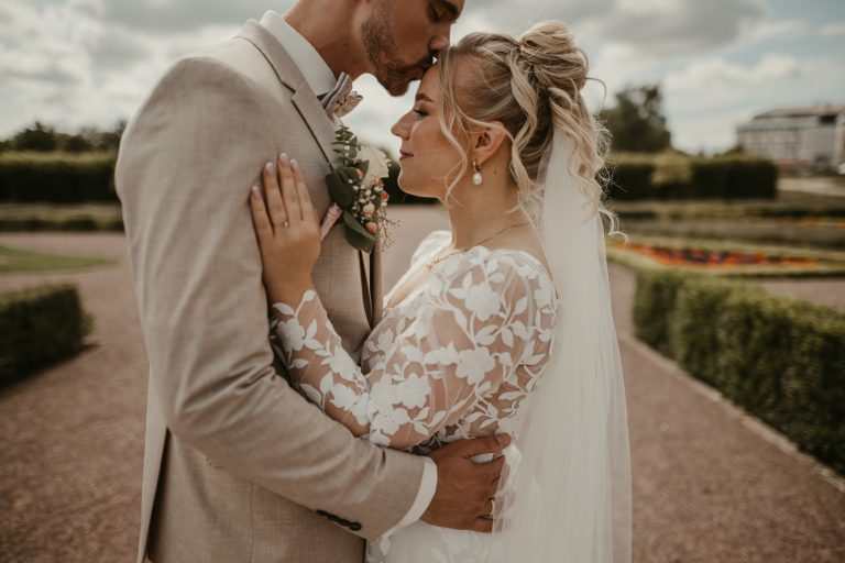 Brautpaar Nahaufnahme, Hochzeit in Güstrow